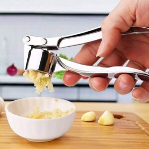 Stainless Steel Garlic Crusher Garlic Press Ginger Kitchenware